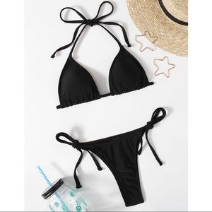 💝NWT Romwe Black Bikini Set💝